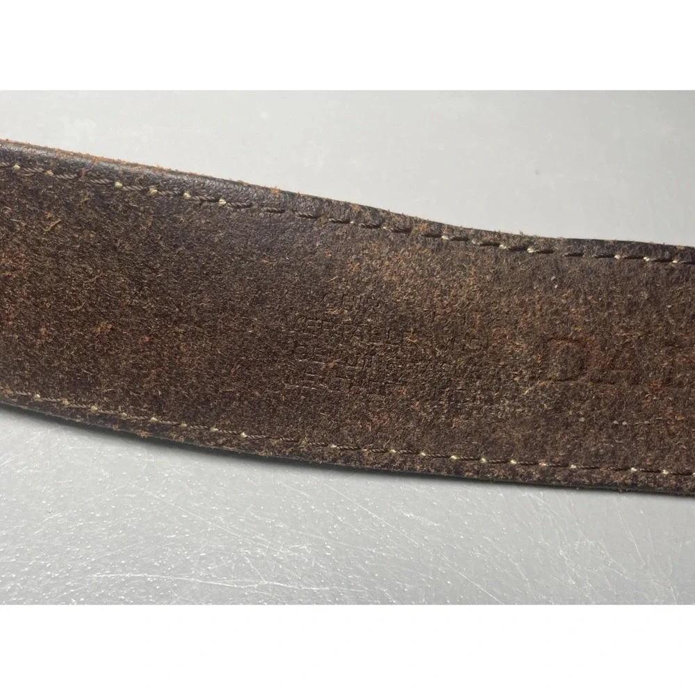 Men's DANIER Belt Brown Genuine Leather Size‎ 34